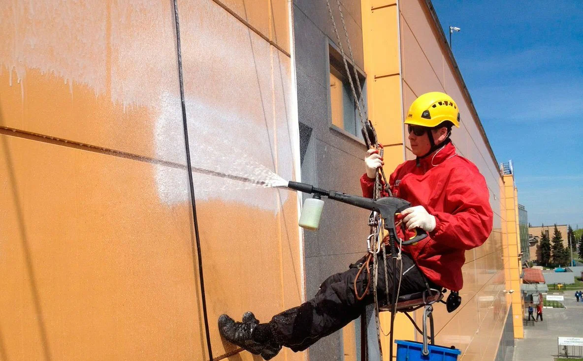 Мойка окон и фасадов